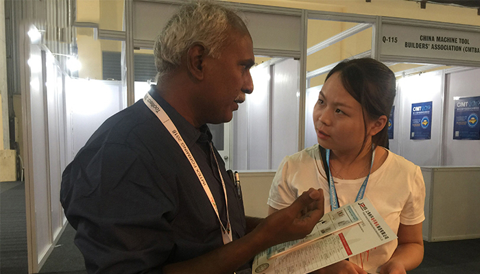 劍平平衡機—印度國際機床展會正在如火如荼地進行中