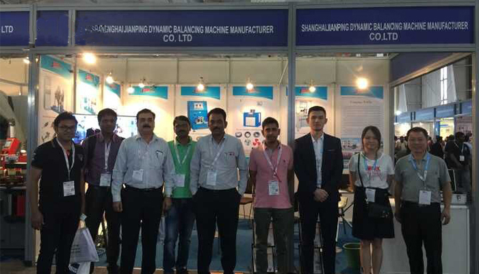 劍平平衡機—印度國際機床展會正在如火如荼地進行中