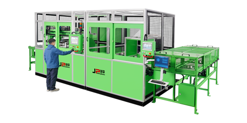 六工位全自動(dòng)剎車盤平衡機(jī)帶流水線