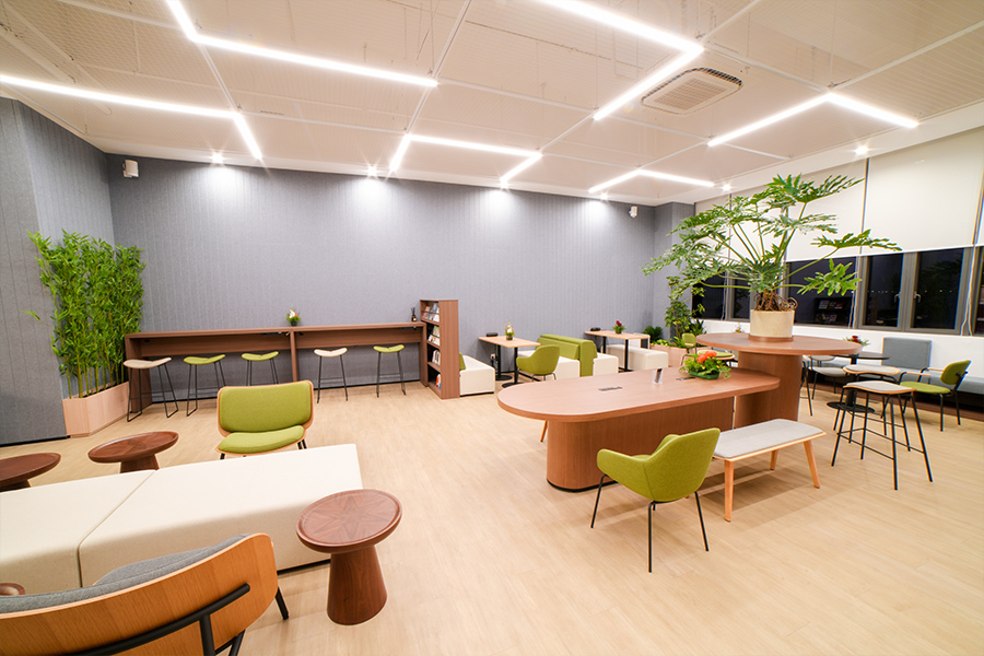 上海劍平研發(fā)總部咖啡廳